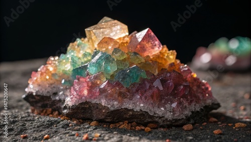 Rainbow Crystal Cluster Mac...