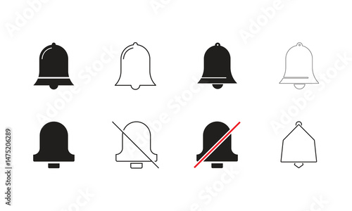 The Notification Bell Icon is a Vector Art and Illustration. It is perfect for use in mobile apps, web dashboards, and user interfaces that require intuitive visual feedback on notification status.