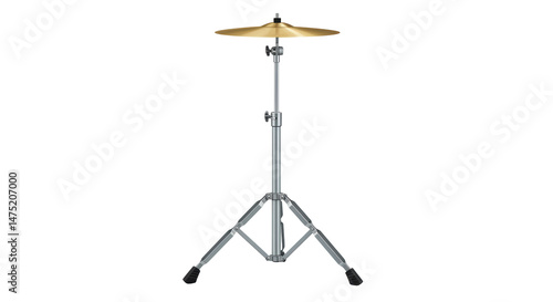 Isolated Cymbal Stand