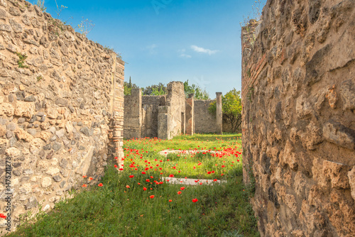 Site archéologique de Pompéi près de Naples. Italie
