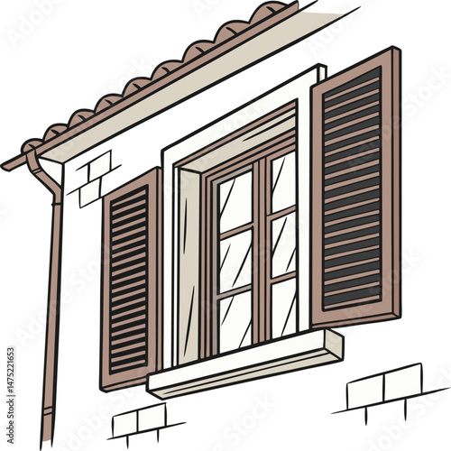 Plastic Window vector