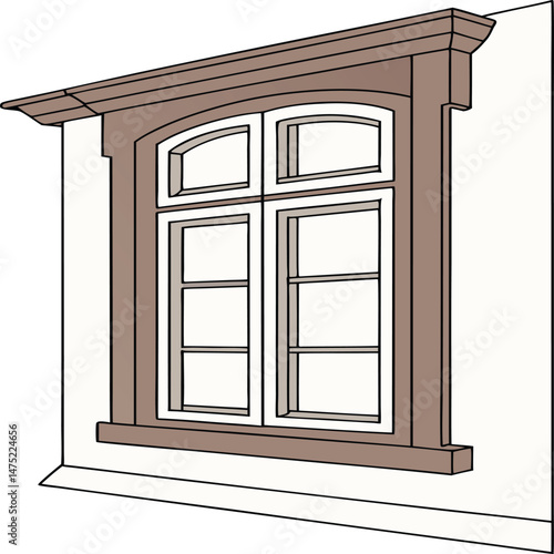Plastic Window vector