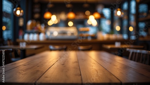 Wallpaper Mural Wooden table intended for product arrangement, Area for placing items, display of products and food. Torontodigital.ca