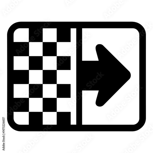 video transition icon on white background vector
Vector movie icon