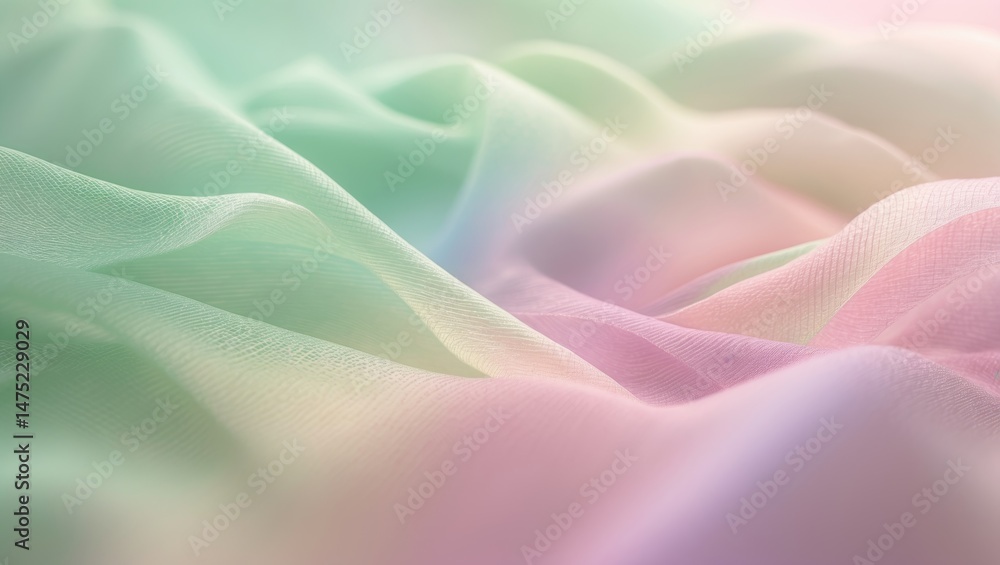 Fototapeta premium Rainbow mesh gradient with a blurred background effect