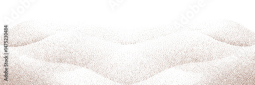 Chocolate and coffee powder, scattered cocoa on a light background. Particles of earth and dust. Brown sand texture.Top view of the cake.