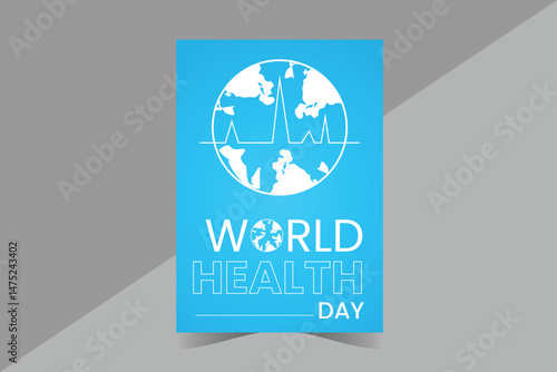 World Health Day design and a creative modern template