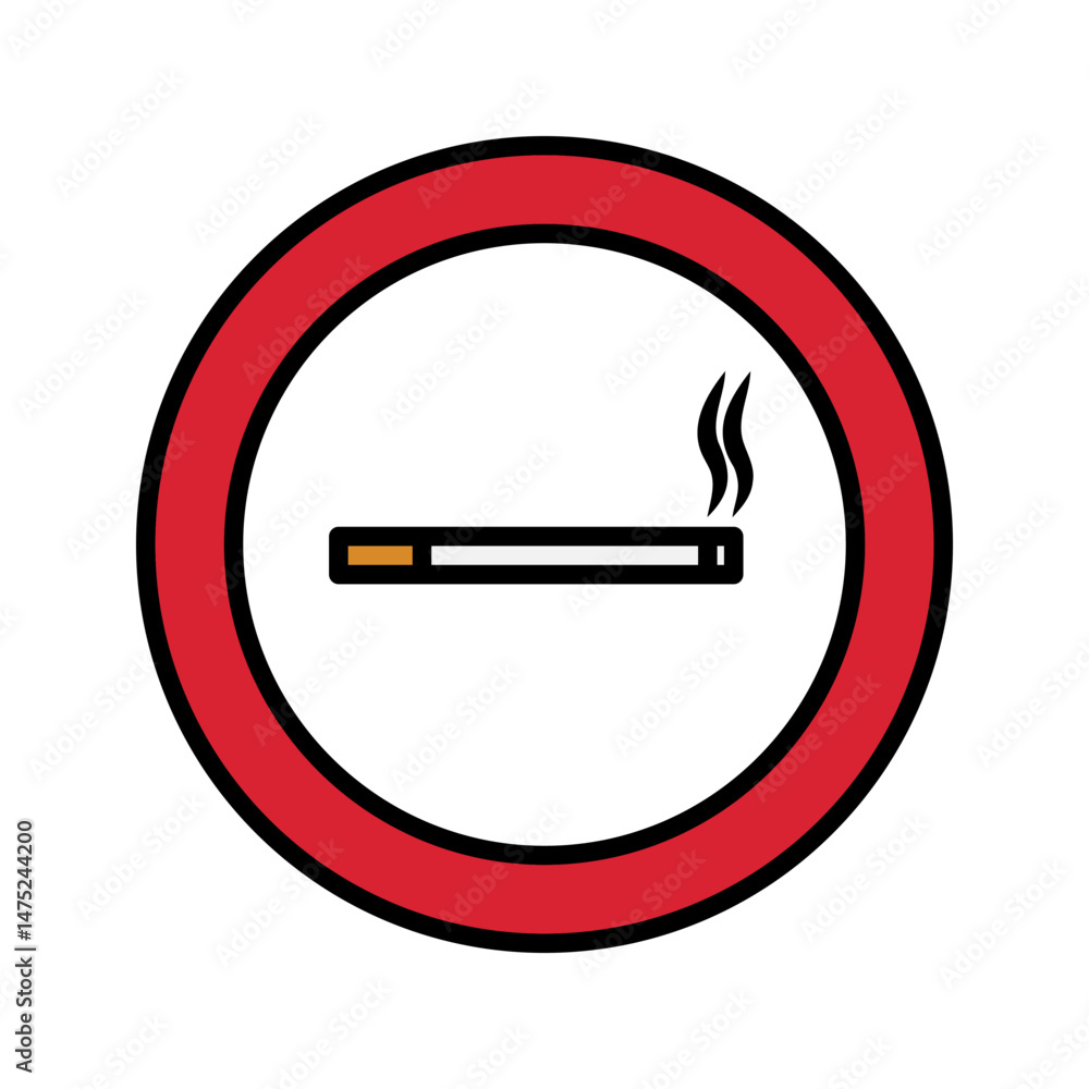 smoking area icon. smoke allowed area. cigarette icon smoking area icon. smoke allowed area. cigarette icon