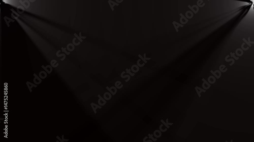 Isolated white light rays animation. Shine or sun effect on black screen. Glitter, shiny, bright, flare footage.