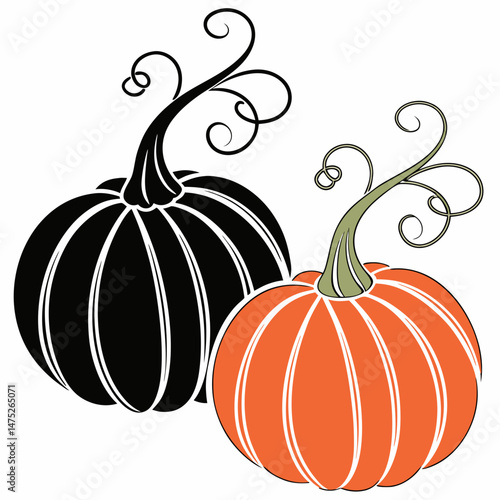 Pumpkin silhouette