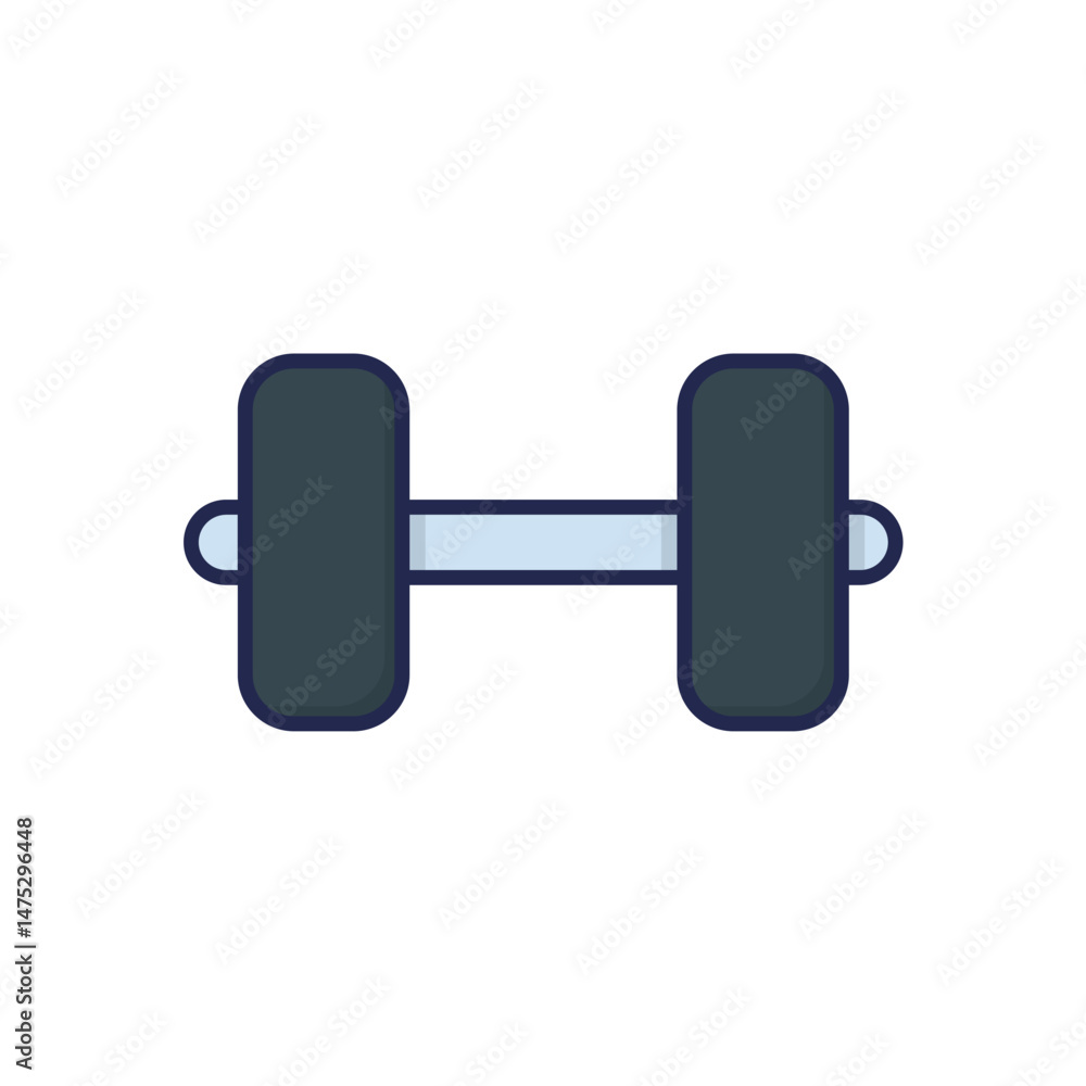 Weight Training Vector icon Weight Training Vector icon