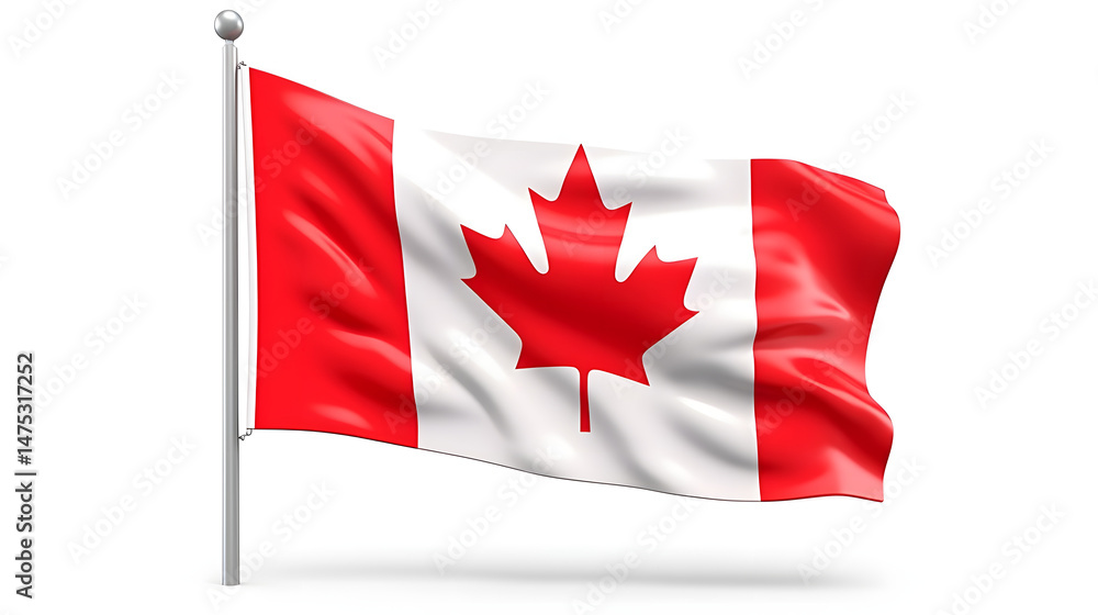 Beautiful Canada Flag Vector Symbol Icon Design for Various Creative Projects Beautiful Canada Flag Vector Symbol Icon Design for Various Creative Projects