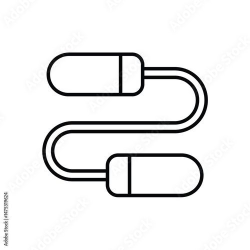 Jump Rope Vector icon
