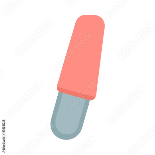 Abstract eraser tool on a black background illustration