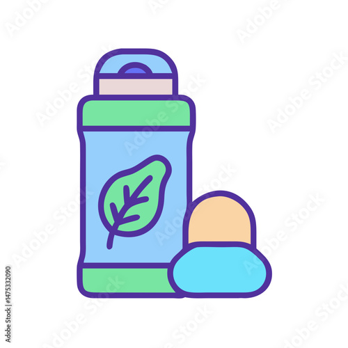 Eco-friendly cosmetic bottle and applicator for skincare product