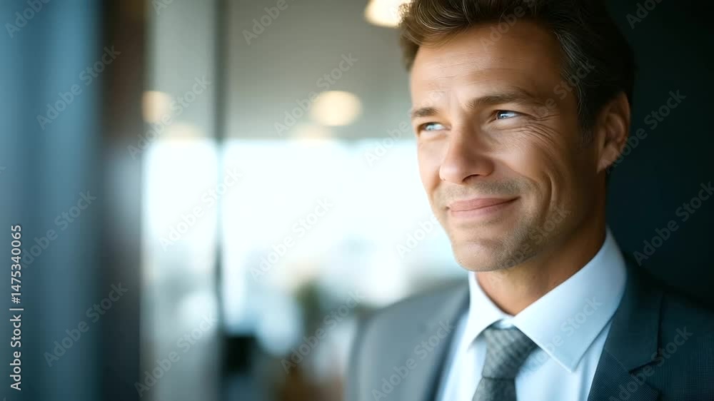A professional making a pivotal career decision in a contemporary office environment. A professional making a pivotal career decision in a contemporary office environment.
