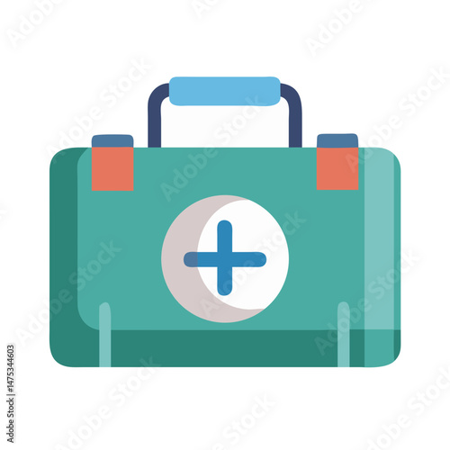 Vector first aid kit on White Background