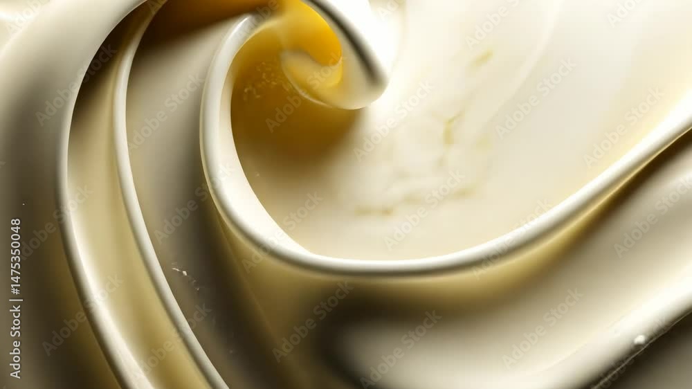 Abstract Swirling Cream Texture: A Creamy Beige and Gold Symphony Abstract Swirling Cream Texture: A Creamy Beige and Gold Symphony