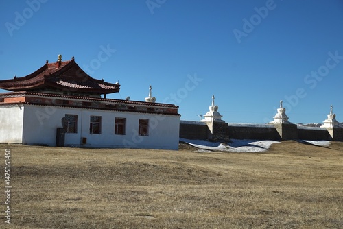 Erdene Zuu Monastery in Karakorum, Mongolia – one of the oldest Buddhist temples in the country,