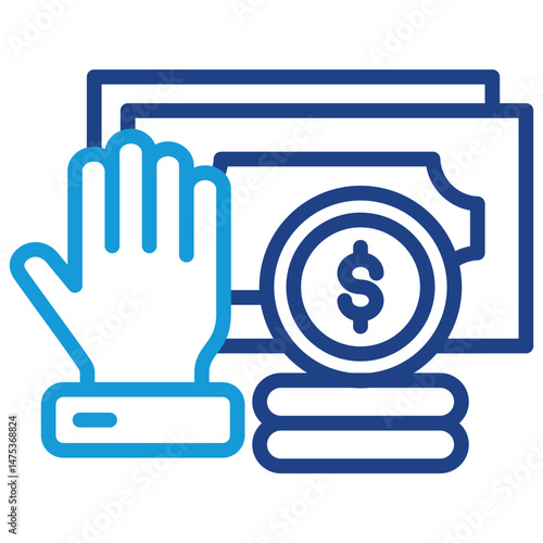 Financial Refusal Icon