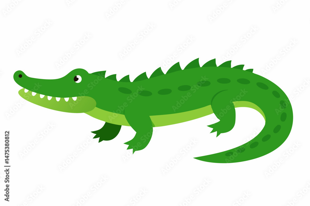 cartoon crocodile isolated cartoon crocodile isolated