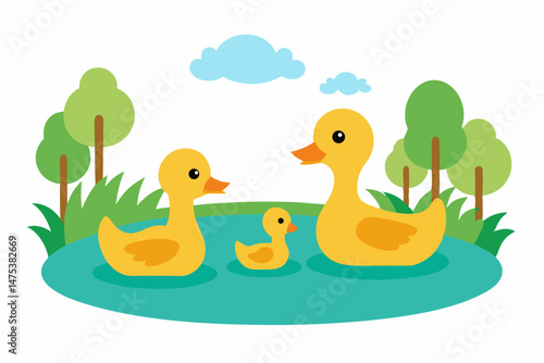duck and duckling