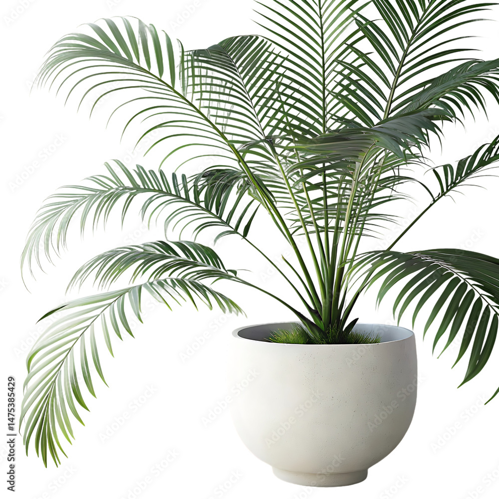 Obraz premium palm tree in a pot