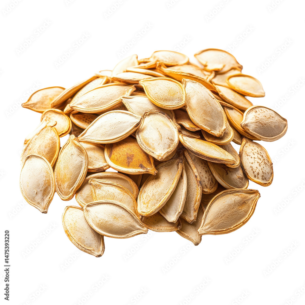 Dry pumpkin seeds arranged on a Transparent background for culinary use and healthy snacking options, dry pumpkin seedsisolated on PNG background Dry pumpkin seeds arranged on a Transparent background for culinary use and healthy snacking options, dry pumpkin seedsisolated on PNG background
