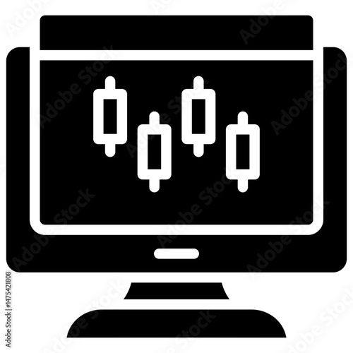 Stock Monitor Icon
