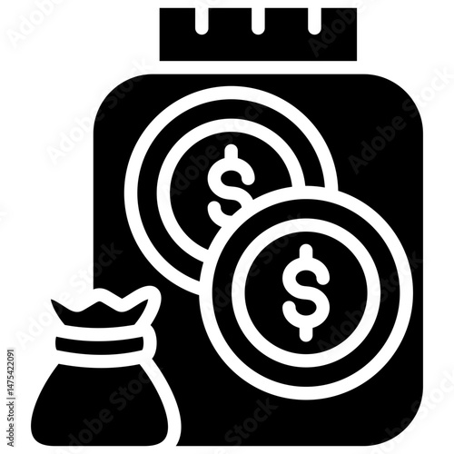 Savings Jar Icon