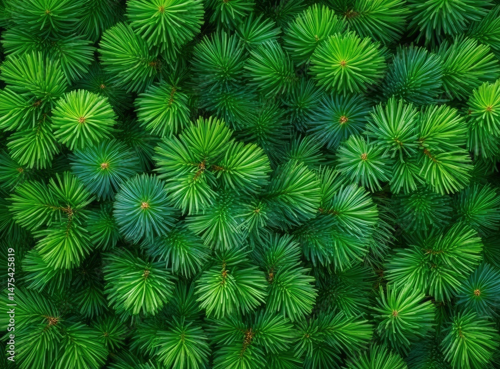 Evergreen Branch Close Up Evergreen Branch Close Up