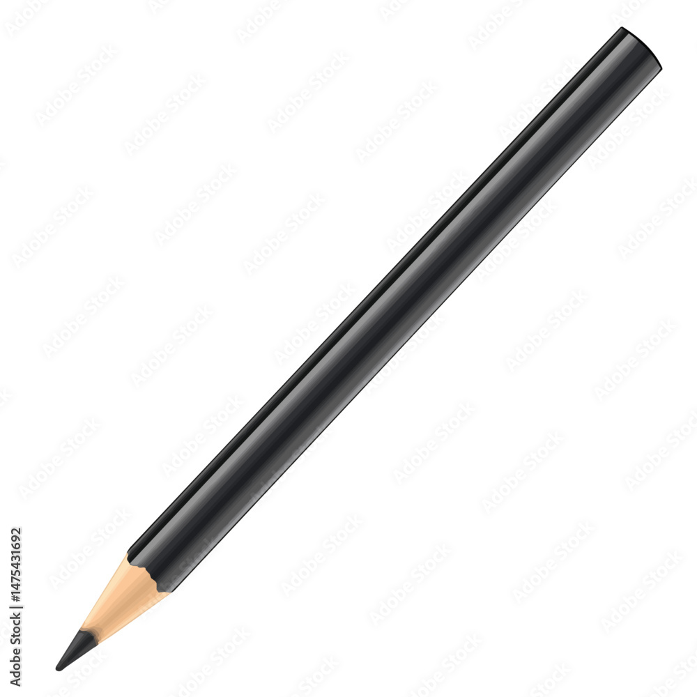 Eyebrow Pencil Flat vector, minimalist design, isolated on a white background. Eyebrow Pencil Flat vector, minimalist design, isolated on a white background.