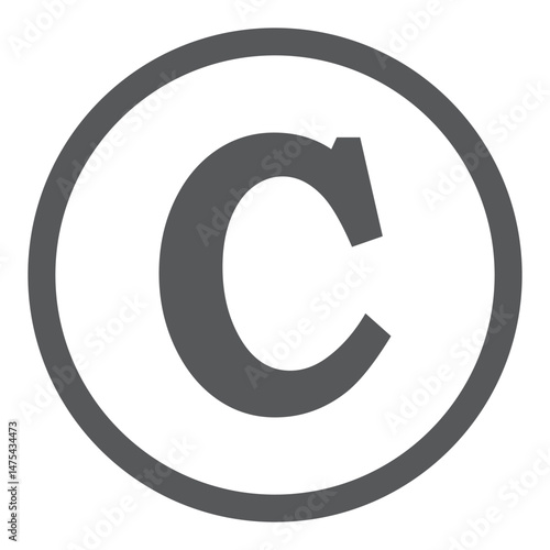 Copyright, registered and trademark symbol. intellectual property icon set. transparent png and vector illustration.