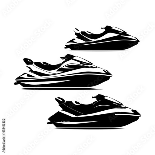 Jet Ski Silhouette