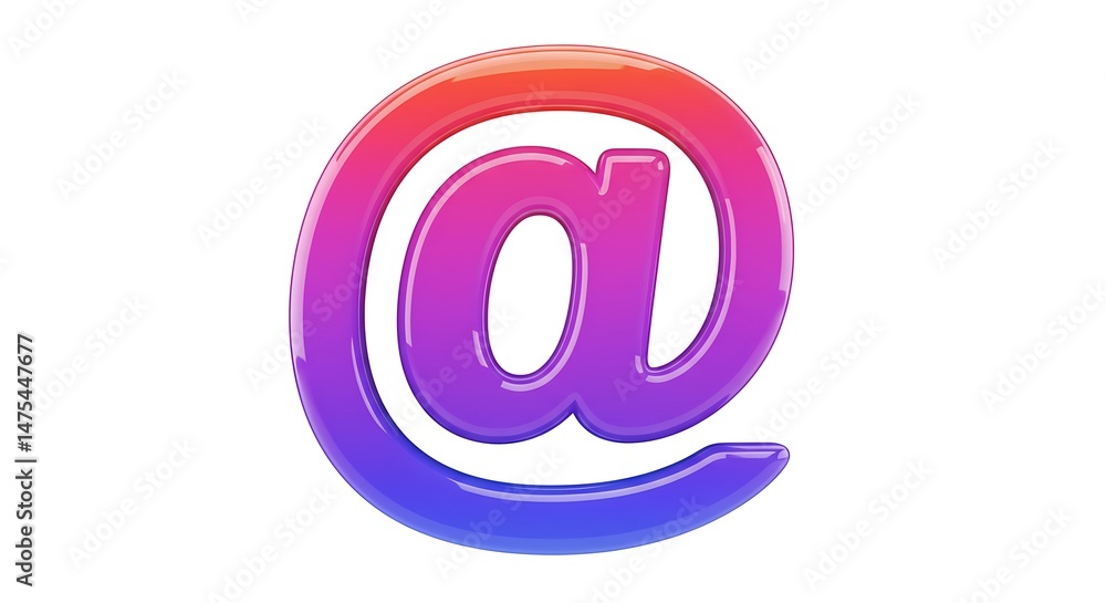 Colorful @ Symbol Icon – Email and Web Communication Graphic
Colorful @ Symbol Icon – Email and Web Communication Graphic