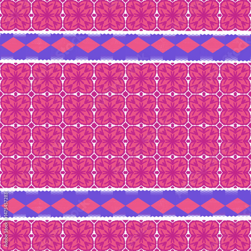Pink geometric pattern