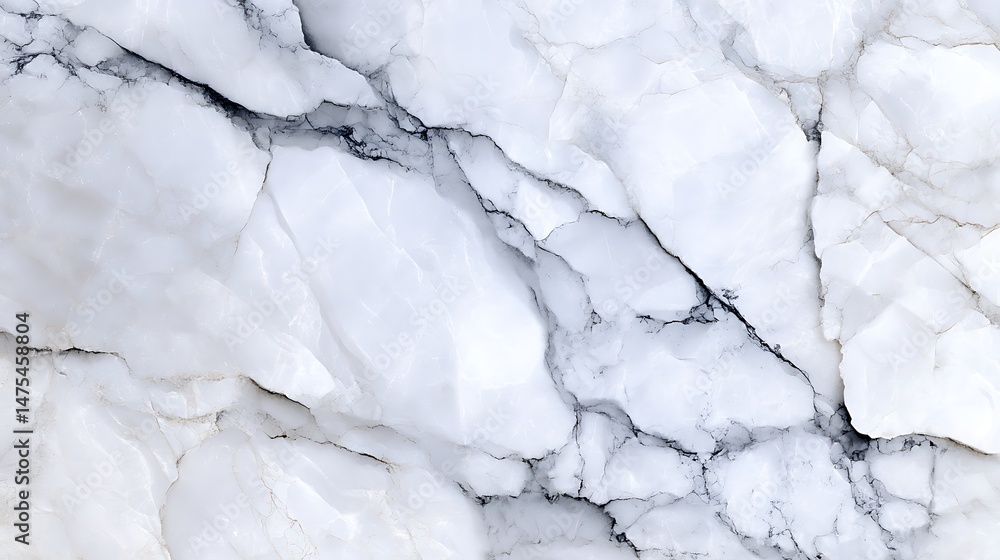 Obraz premium Elegant white marble texture background featuring natural stone tiles ideal for ceramic walls or floors, with ample empty space for text. .
