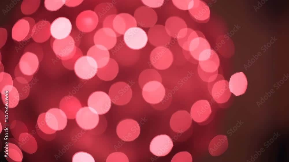Abstract Red Bokeh Light Effect With Soft Focus and Blurred Circle Background Abstract Red Bokeh Light Effect With Soft Focus and Blurred Circle Background