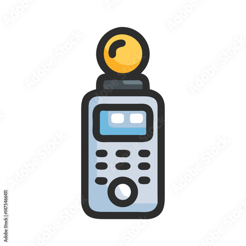 Light meter icon, photography equipment, studio tool