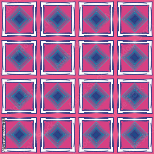 Pink geometric pattern