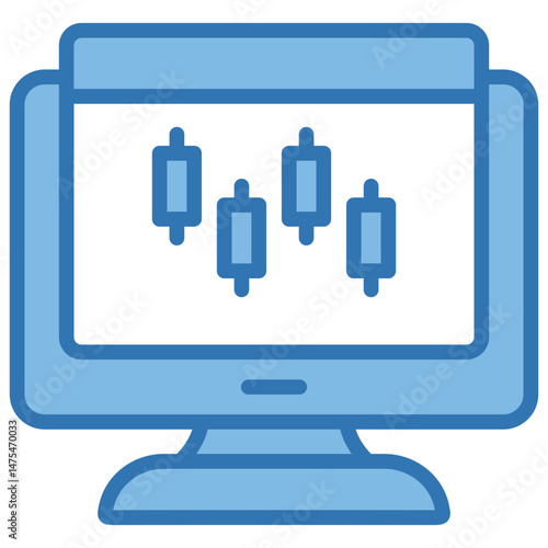 Stock Monitor Icon