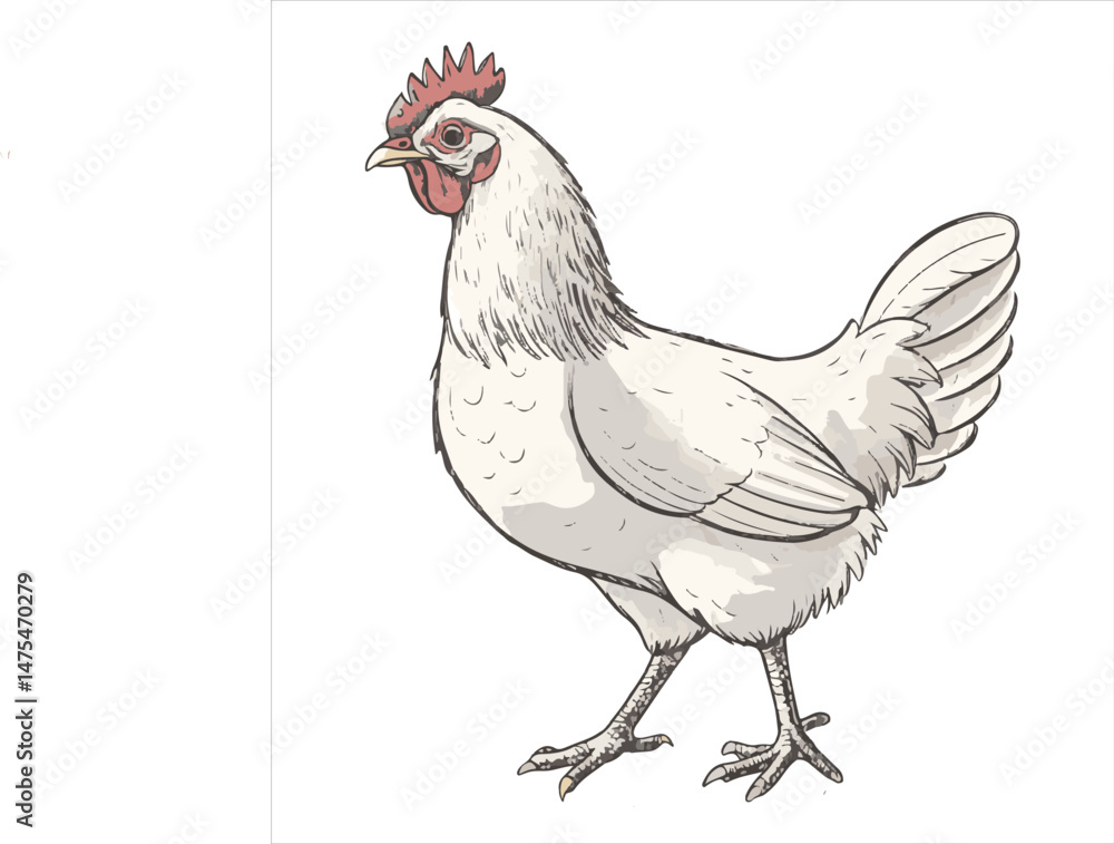 Fototapeta premium Chicken Vector