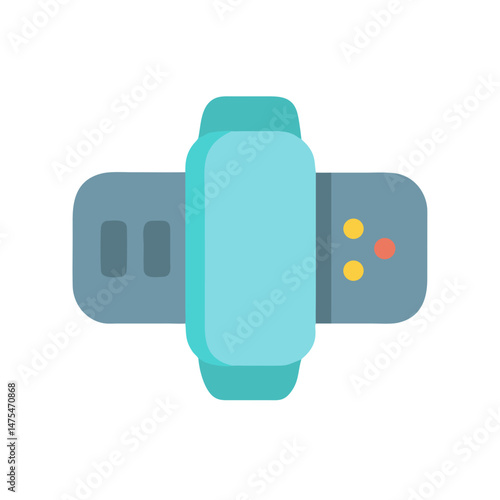 Modern Smartwatch Icon for Fitness and Health Tracking