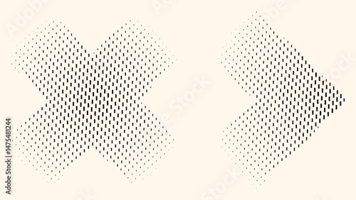 Abstract Black and White Geometric Pattern with a Subtle Diagonal Gradient