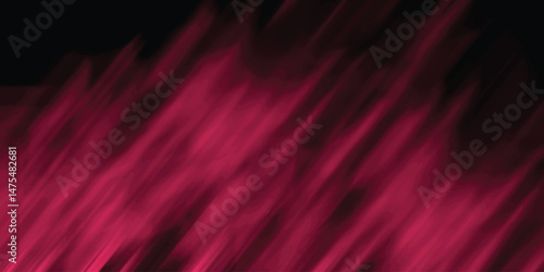Abstract artistic swirls of red against black background diagonal brushstroke effects for dynamic visual impact creating a sense of depth and movement 