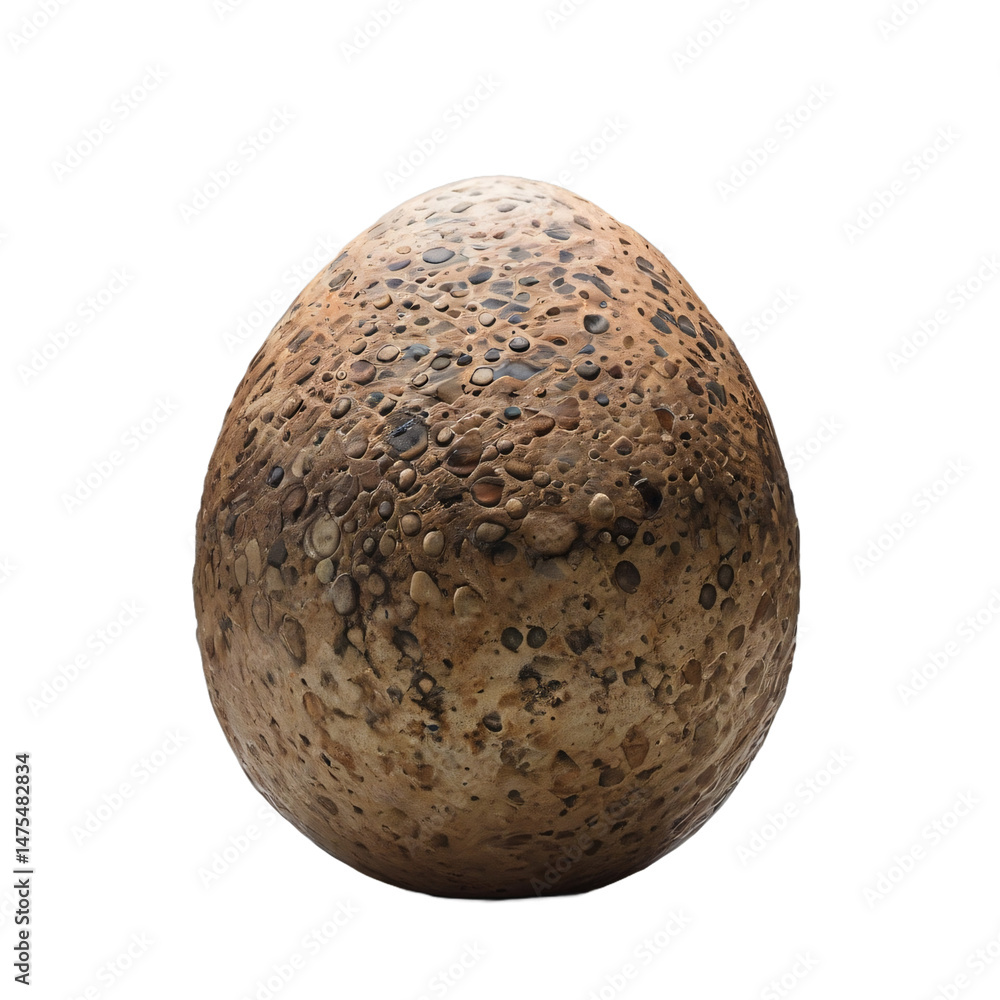 Fototapeta premium fossilized dinosaur egg. prehistoric egg