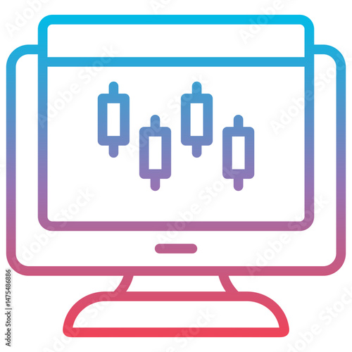 Stock Monitor Icon