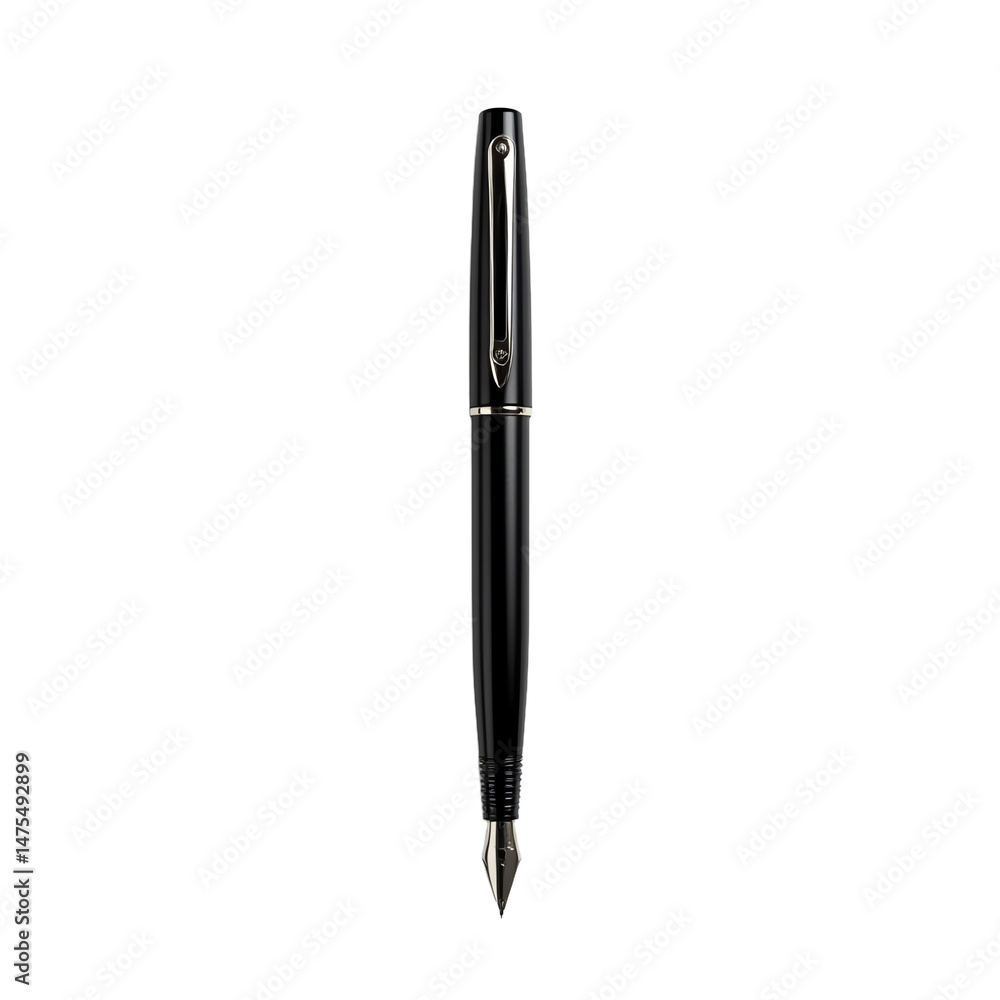 Elegant black pen for professional writing. Elegant black pen for professional writing.