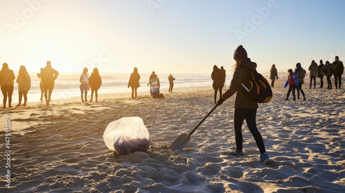 Community Beach Cleanup Event to Protect Marine Life and Environment