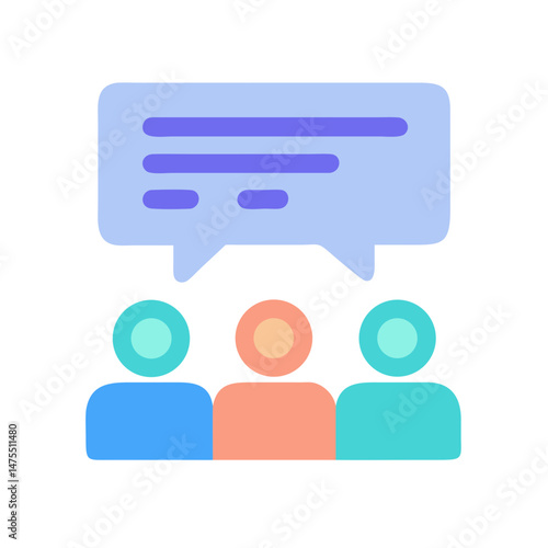 Group discussion, teamwork, conversation, communication, feedback, business meeting